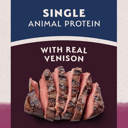 Limited Ingredient Adult Grain-Free Dry Dog Food, Reserve Sweet Potato & Venison Recipe, 4 Pound (Pack of 1)
