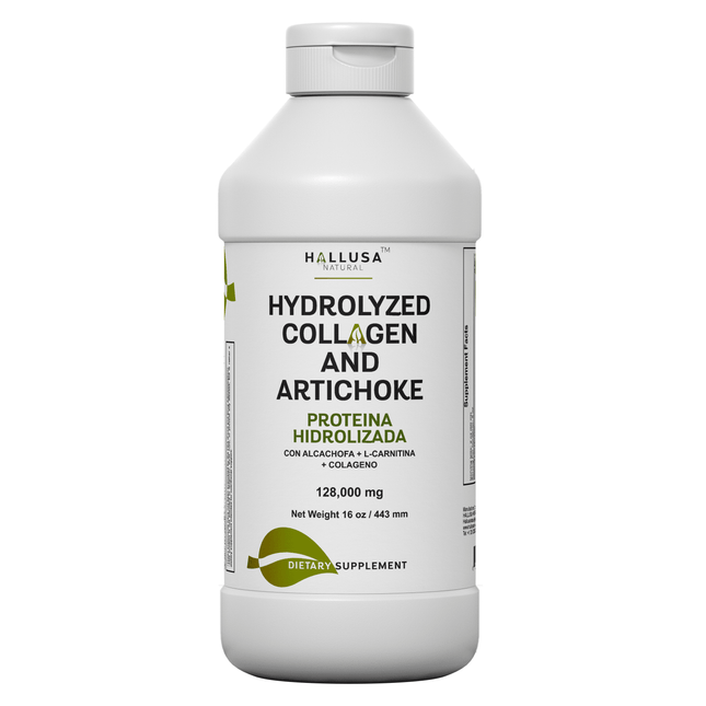 COLLAGEN LIQUID ARTICHOKE VIT C - Skin, Hair & Joint Health - Anti-Aging - 16 OZ