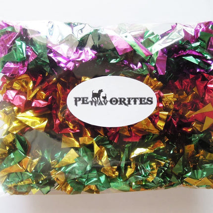 Original Mylar Crinkle Balls Cat Toys - 12 Pack