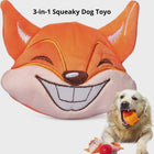 3-in-1 Squeaky Dog Toy – Aggressive Chewers, Puppies, and Medium/Large Breeds (SOFT & SQUEAK TOYS)